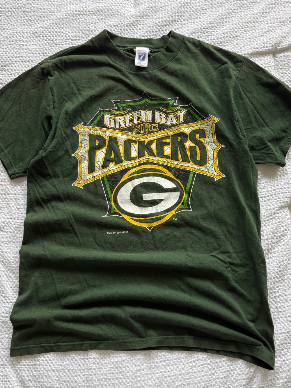 Vintage Green Bay Packers Tel-Shirt